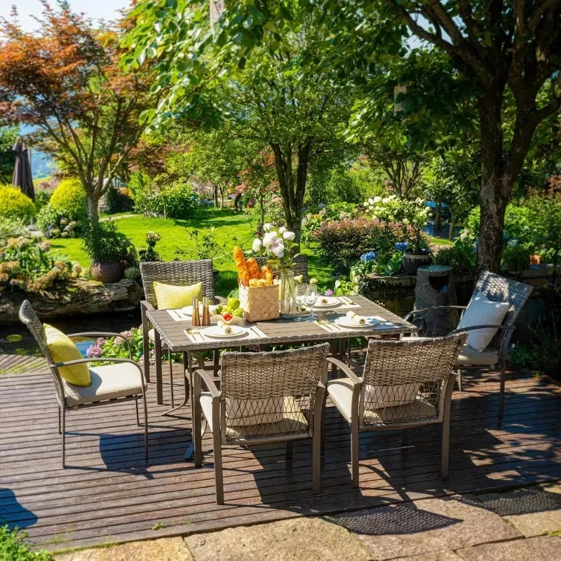 Heavenly HomeDecor Patio Dining Outdoor Wicker Set Today