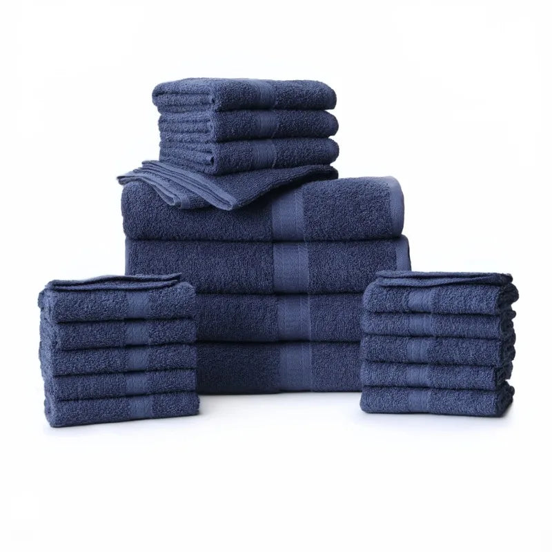 Guangdong 18 Piece Cotton Towel Set Super Absorbent