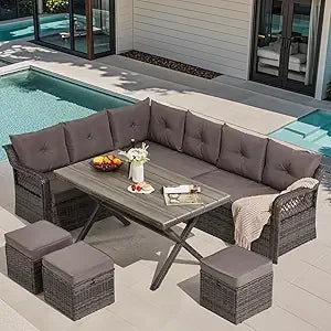 Heavenly HomeDecor 7 Piece Patio Set Outdoor Dining