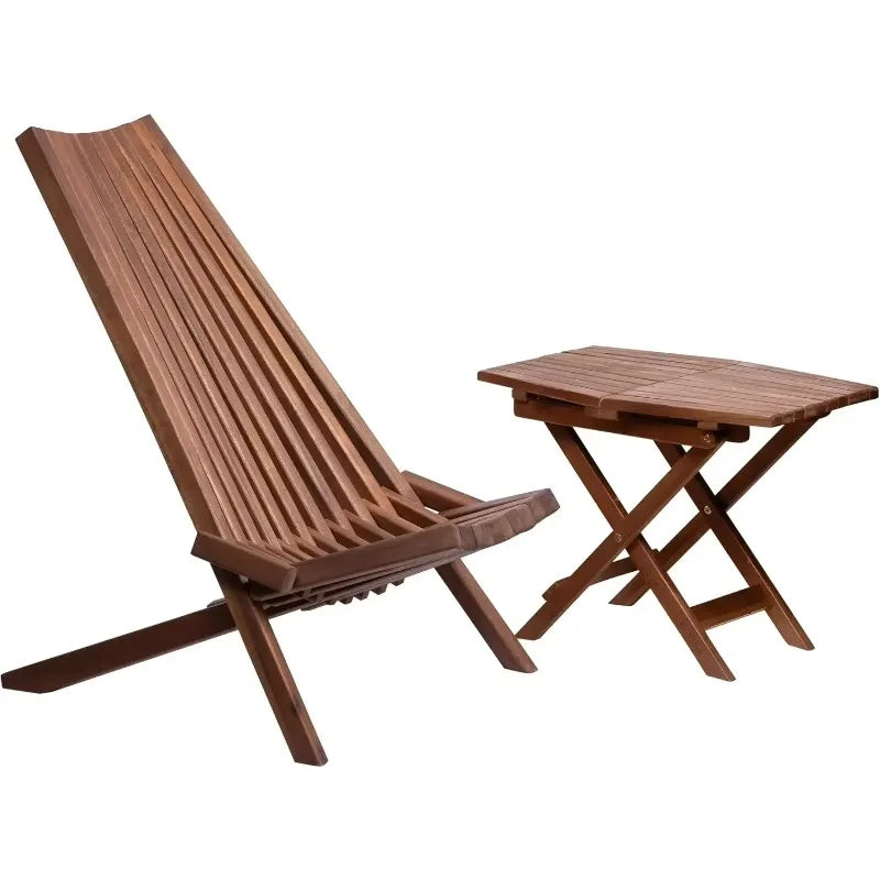 Popular.Tamarack Folding Table - Outdoor Patio Furniture Accessory for Home Entertaining in the Patio, Backyard, and Deck, Cinna