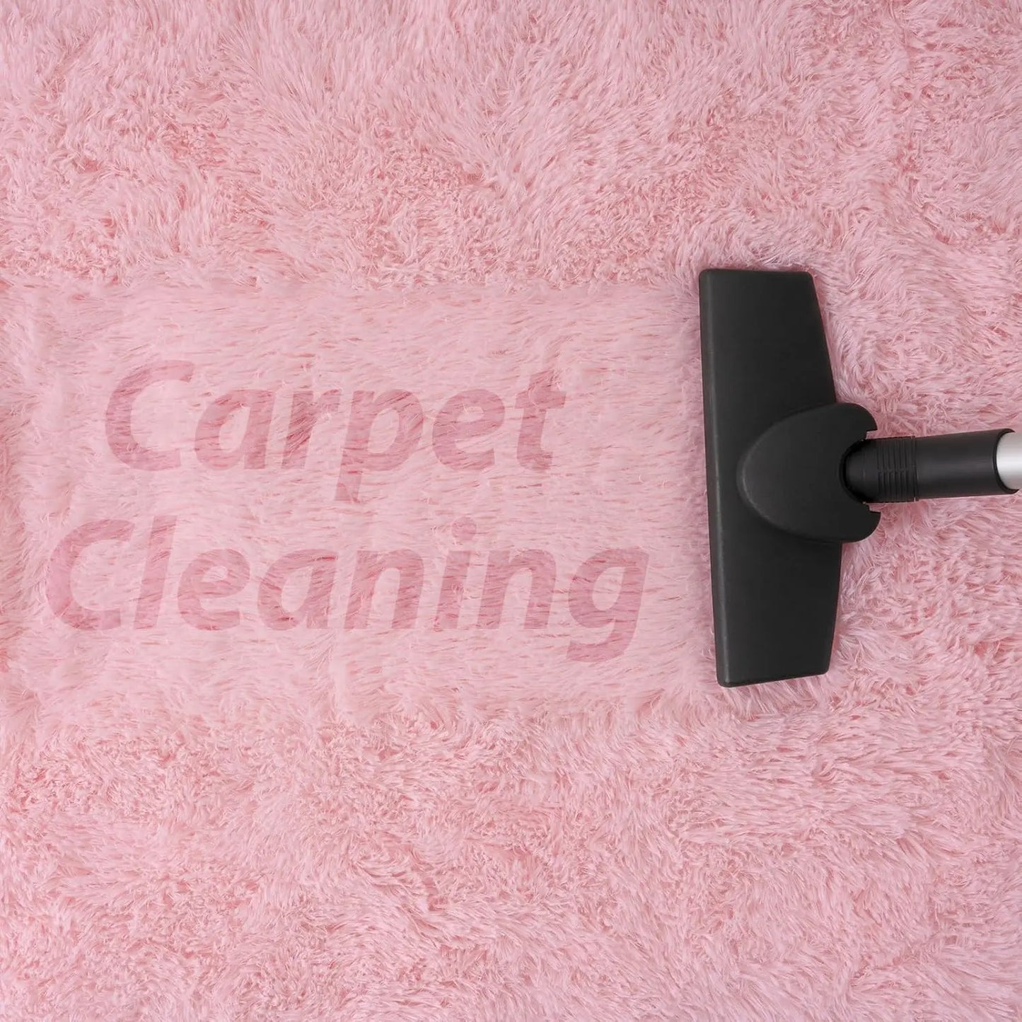 Aubusson Oval Fluffy Area Rug Plush Shaggy Bedroom Mat