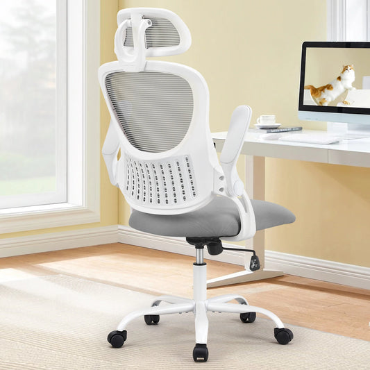 JHK Ergonomics Mesh Office Chair With Adjustable Headrest