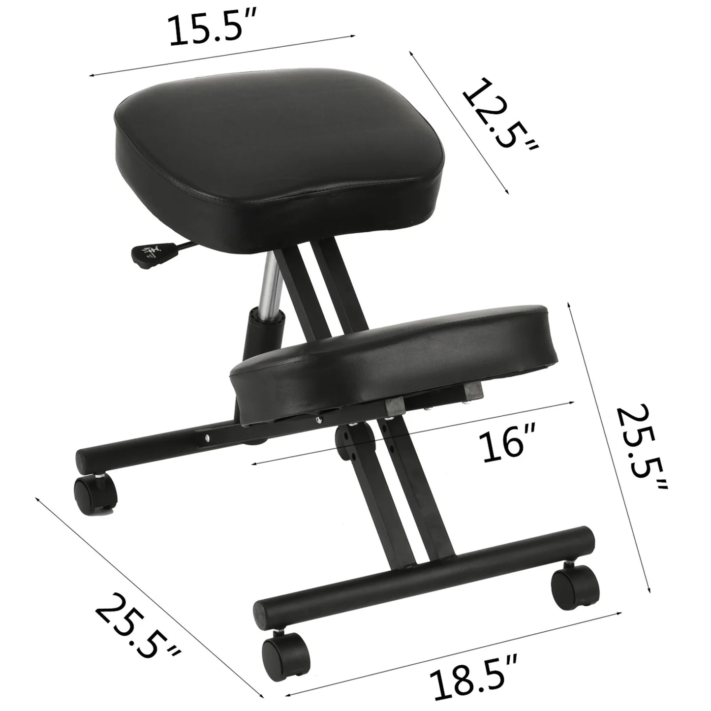 SucceBuy Ergonomic Kneeling Chair With Thick Cushion