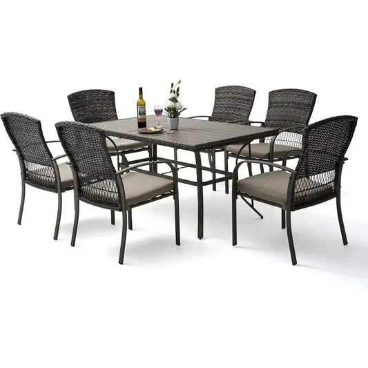 Heavenly HomeDecor Patio Dining Outdoor Wicker Set Today