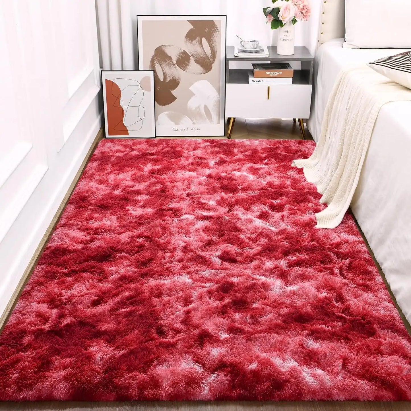 Lochas Super Soft Plush Velvet Rug For Living Room