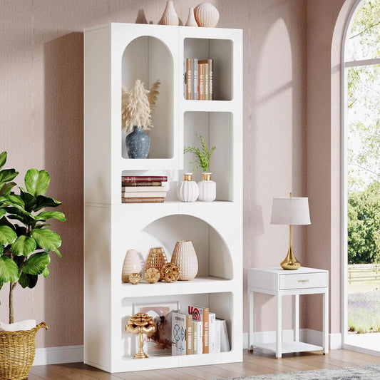 Little Tree Geometric Bookshelf Arch Free Standing
