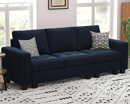 Liaoning Velvet Modular Sofa Couch Living Room Everyday Use